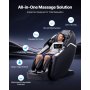 VEVOR Massagestoel Full Body Massagestoel 0 Gravity met SL Rail & Yoga Stretch Mode, Relaxstoel met Verwarming & Elektrisch Pedaal & 36 Airbags & TFT Scherm & Armleuning Knoppen 3D/4D Massage