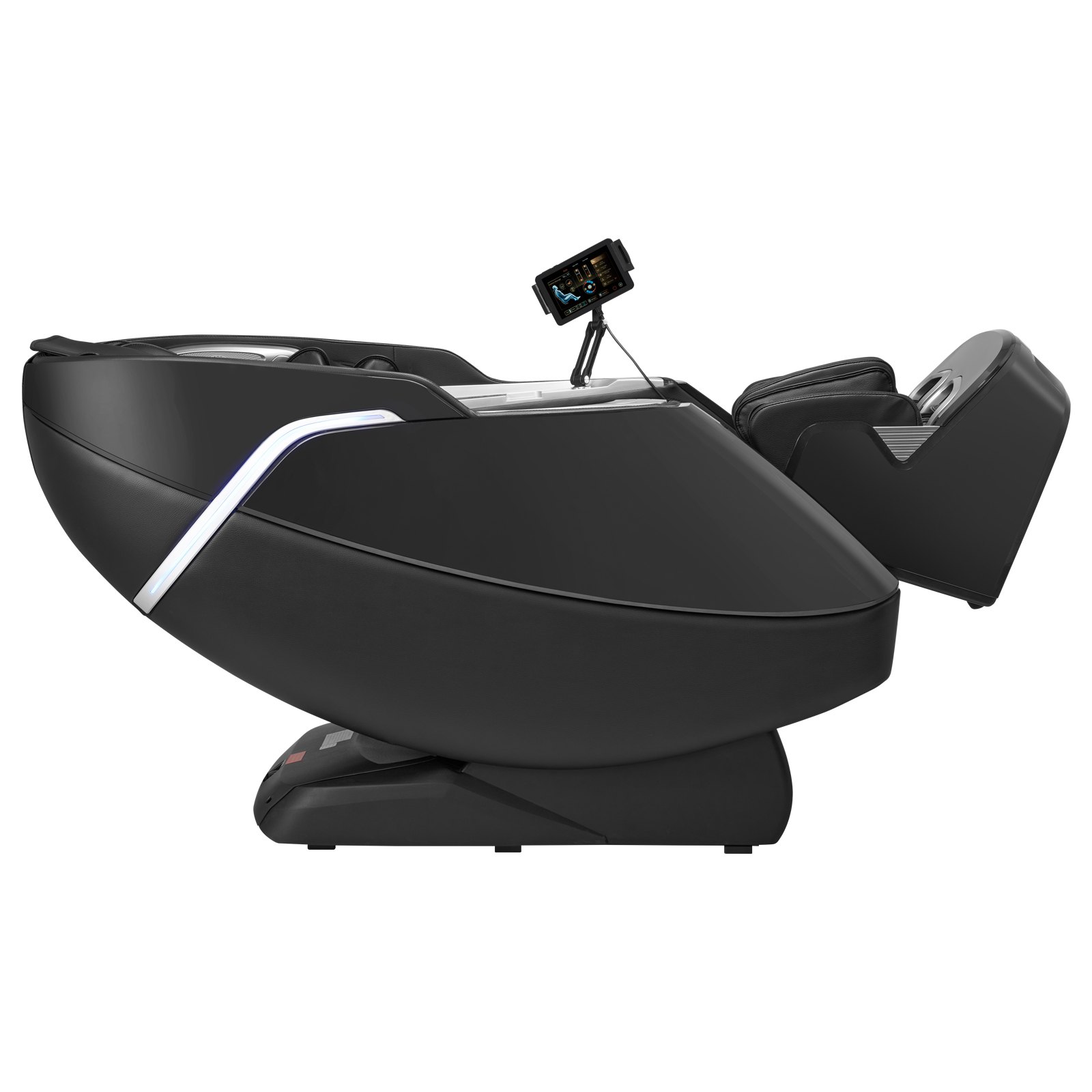 VEVOR Massagestoel Full Body Massagestoel 0 Gravity met SL Rail & Yoga Stretch Mode, Relaxstoel met Verwarming & Elektrisch Pedaal & 36 Airbags & TFT Scherm & Armleuning Knoppen 3D/4D Massage