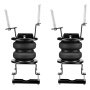 VEVOR airbag suspension kit with dual heavy-duty air spring and steel brackets.