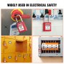 VEVOR Lockout Tagout-slotset, 10 rode veiligheidsvergrendelingssloten met 2 sleutels per slot, OSHA-compatibele lockout-sloten, Lockout Tagout-beveiligingshangsloten