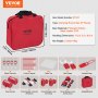 VEVOR Elektrische Lockout Tagout Kit, 47-delige veiligheidslockout kit met hangsloten, grendels, tags, nylon banden, stekkervergrendelingen, vergrendelingen voor stroomonderbrekers en draagtas