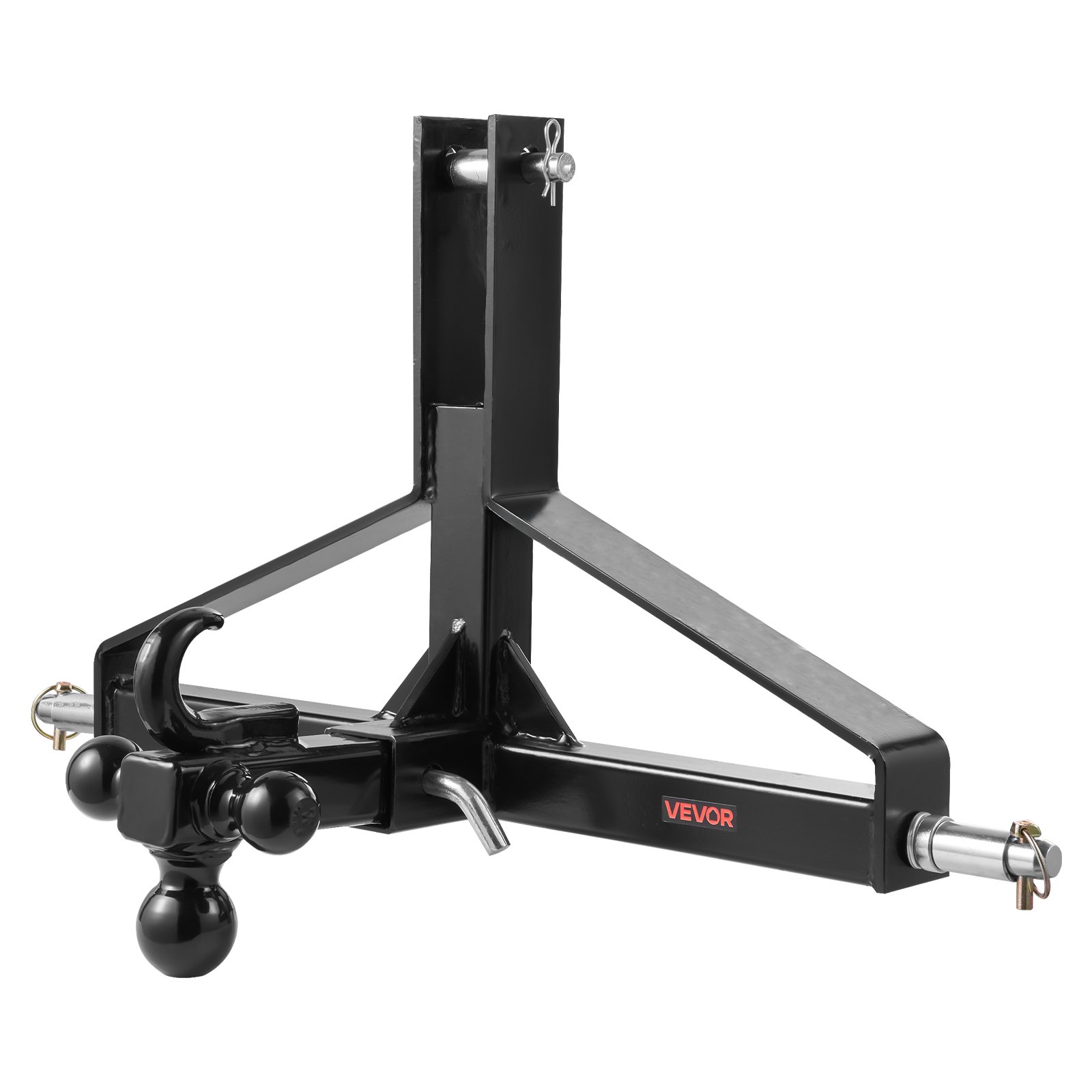 VEVOR 3-punts aanhangwagenkoppeling 660x165x450 mm, 3-punts snelkoppeling, driepuntskoppeling voor tractoren, compatibel met Kubota, Mahindra, Ford, Yanmar, John Deere en Massey Ferguson