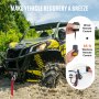 VEVOR Electric Winch ATV UTV 4000 lb Steel Cable IP55 Waterproof Remote Control