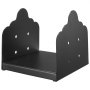 VEVOR Paalsteun, 2 stuks, binnenmaat 200x190 mm voor palen van 203,2x190/190x190 mm, schroefhuls van koolstofstaal, ideaal voor ondersteuning van tuinhuisjes, terrasleuningen en bodemplaat, zwart