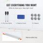 VEVOR kalender whiteboard beschrijfbaar magneetbord 915 x 610 mm, memobord whiteboard incl. 2 whiteboard pennen + 6 magneten + 1 magnetische wisser, whiteboard droog uitwisbare takenlijst kantoor