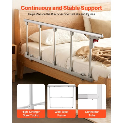 Opvouwbare bedhek voor senioren, 122 cm bedhek met bevestigingsband, valbeveiliging, handgreep voor handbescherming, randbeschermer, geschikt voor kingsize, queensize, tweepersoonsbedden en eenpersoonsbedden | NL Opvouwbare bedhek voor senioren, 122 cm bedhek met bevestigingsband, valbeveiliging, handgreep voor handbescherming, randbeschermer, geschikt voor kingsize, queensize, tweepersoonsbedden en eenpersoonsbedden | NL