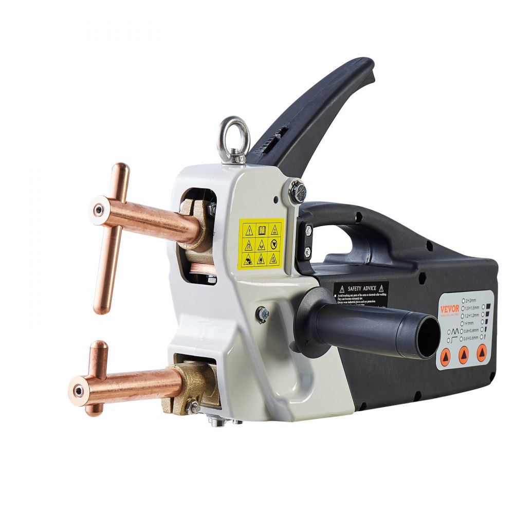 VEVOR Draagbare puntlasmachine, 4/25-inch puntlasmachine met 9,2 kVA ingangsvermogen, draagbare puntlasmachine met laspunt voor plaatwerk voor koolstofstaal, roestvrij staal, aluminiumplaat