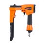 VEVOR Pneumatic Carton Closing Stapler, 13 Gauge Pneumatic Cardboard Staple Gun for 34.8mm Crown 16mm & 19mm Length, Depth-Adjustable 70-120 PSI Air Staple Gun for Boxes Carton Closing, Packaging