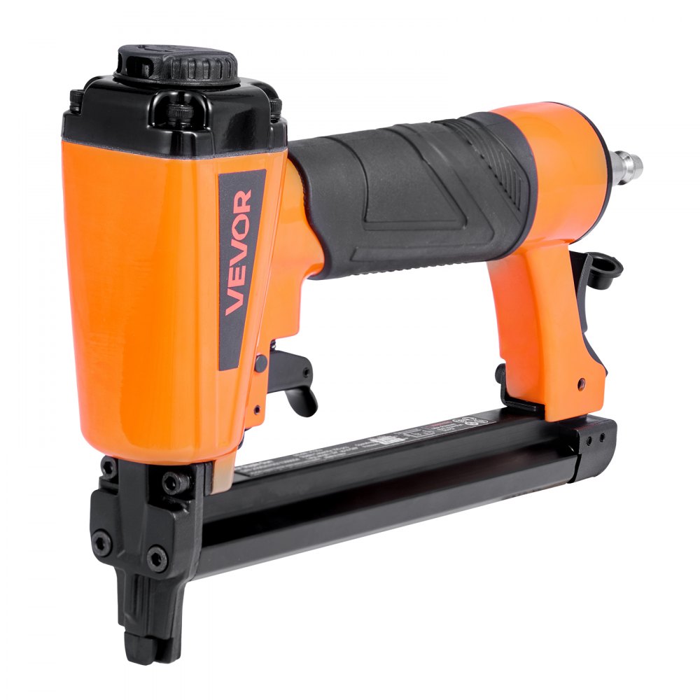 VEVOR Pneumatische spijkermachine, T50 Pneumatische nietmachine voor 10,8 mm kroon, 4-16 mm lange nieten, 70-110 PSI nietmachine voor houtbewerking, stoffering, textiel, knutselen, doe-het-zelfprojecten