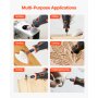 VEVOR 73-Piece Cordless Rotary Tool Kit, DC4V Portable Mini Power Rotary Tool, 5-Level Speed 7000-20000 RPM Multi-Purpose DIY Tools for Engraving, Sanding, Polishing, Carving, Cutting, DIY Crafts