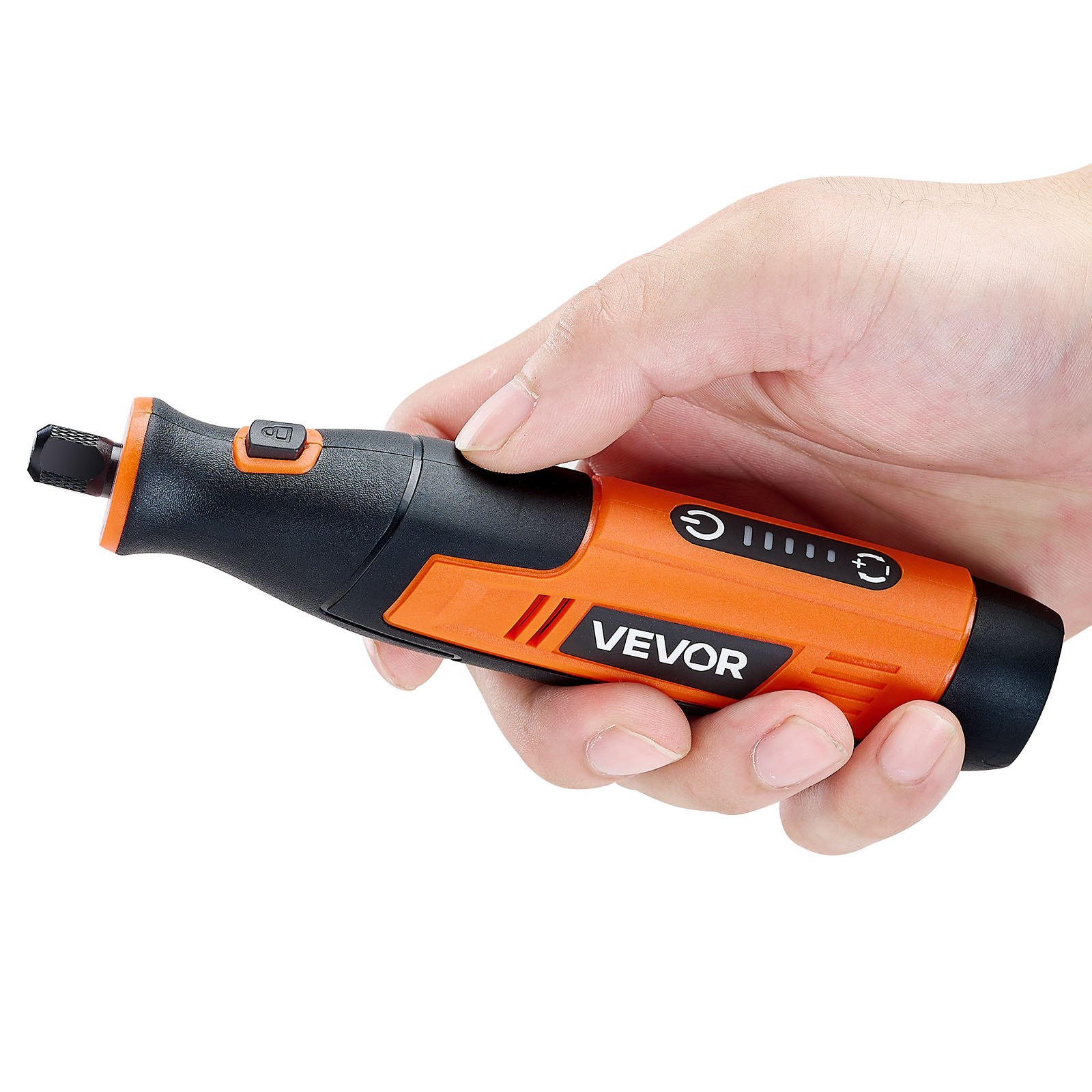 VEVOR 73-delige draadloze multitoolset, draagbare mini-rotatietool op DC4V, 5 snelheden 7000–20000 tpm, voor graveren, slijpen, polijsten, snijden, zagen en doe-het-zelfprojecten.