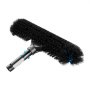 VEVOR Pool Brush Head Schrobborstels (508 mm) met nylon borstelharen en aluminium paalconnector, borstelkop voor het reinigen van wanden van ingebouwde/bovengrondse zwembaden (zonder paal)