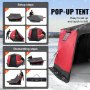 VEVOR Portable Ice Shelter, 4-6 Person Insulated Pop-Up Ice Fishing Tent, 50 Square Feet Fishable Area, Thermal Ice Shanty for Winter Fishing, Ice Cube with Anchors, Ropes, Carrying Bag, 130"x130"