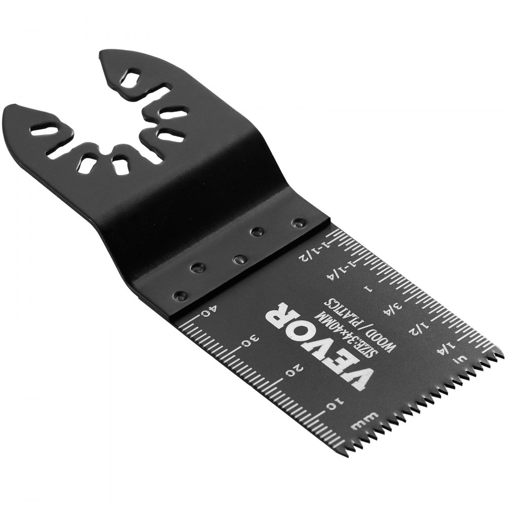 VEVOR 50x zaagblad Multifunctioneel gereedschap 9x3,4 cm Oscillerende tool Hoog koolstofstaal (HCS) Snelwisselinterface Compatibel met 95% van de oscillerende gereedschappen die op de markt verkrijgbaar zijn