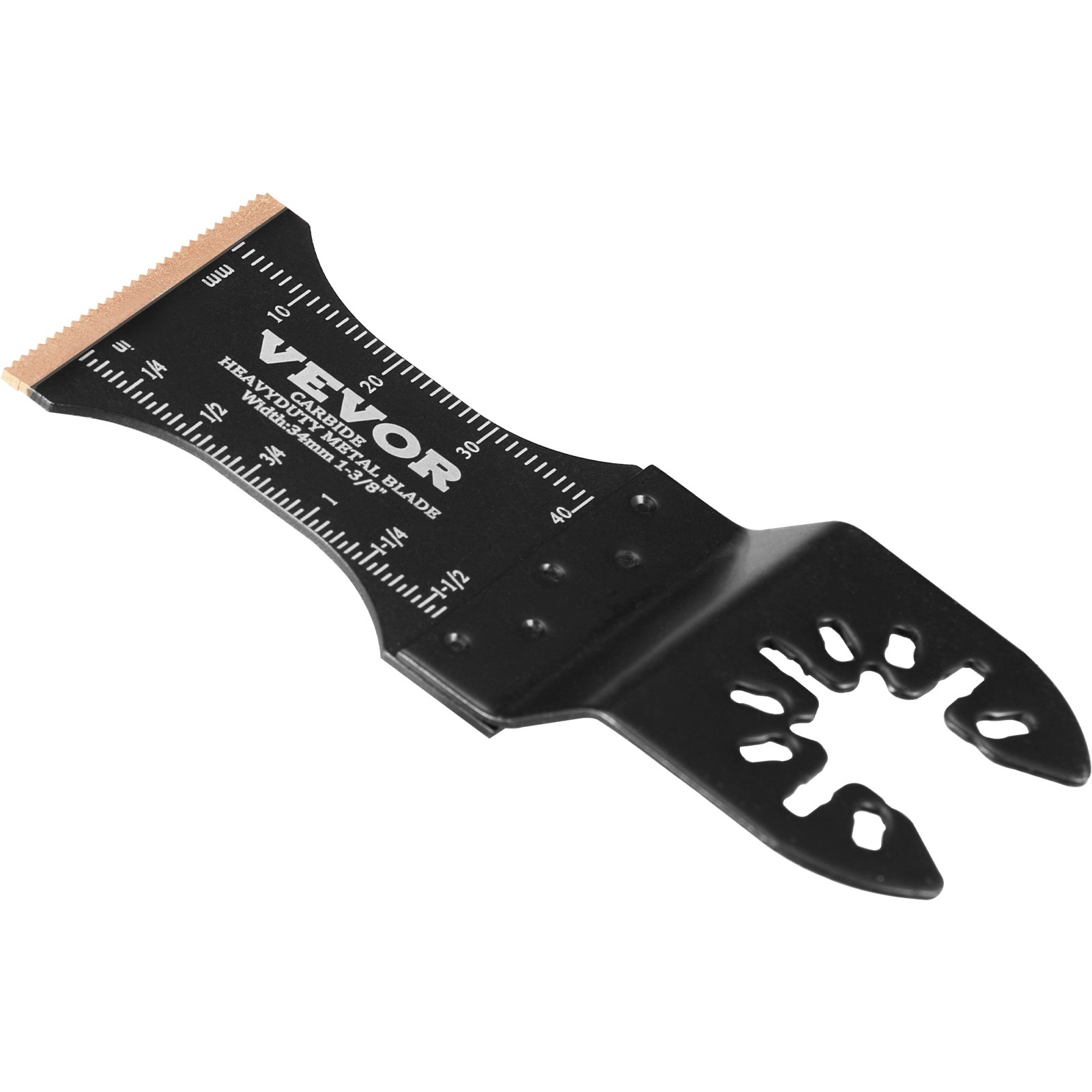 VEVOR 3x zaagblad multitool 3,4x9cm oscillerend gereedschap van titaniumcarbidestaal snelwisselinterface compatibel met 95% van de oscillerende gereedschappen die op de markt verkrijgbaar zijn