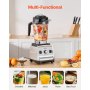 VEVOR 2,5L 1600W Standmixer Universele mixer Smoothiesmaker Milkshaker