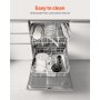 VEVOR 2,5L 1600W Standmixer Universele mixer Smoothiesmaker Milkshaker