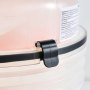 VEVOR Cycloon Stofafscheider Set met 50,8 & 63,5 mm Aansluitingen voor Stofzuigers, Cycloon Stofafscheider voor Nat/Droog Scheiding voor Werkplaatsen, Garages & Industrie, PP Materiaal, Geschikt voor Emmer met Ø313mm