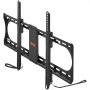 VEVOR Universele tv-muurbeugel, platte tv-beugel, geschikt voor de meeste tv's van 37-70 inch, kantelbare tv-muurbeugel, max. VESA 600 x 400 mm, belastbaar tot 60 kg