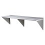 VEVOR Kruidenrek Wandplank 1 Stuk Hangende Keukenplank 1829 x 457 x 63 mm, Zwevende plank RVS 226 kg Draagvermogen, Plank Wandplank Kruidenrek Geschikt voor Keuken, Restaurants, Hotels, etc.