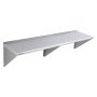 VEVOR Kruidenrek Wandplank 1 Stuk Hangende Keukenplank 1829 x 457 x 63 mm, Zwevende plank RVS 226 kg Draagvermogen, Plank Wandplank Kruidenrek Geschikt voor Keuken, Restaurants, Hotels, etc.