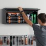 VEVOR Werkplaatskast met opklapdeur, 770 x 305 x 356 mm, Gereedschapskast met opklapdeur, Draagvermogen 54 kg per plank, Wandkast, Geschikt voor garage, kelder, keuken, magazijn, Montage vereist