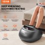 VEVOR Shiatsu Foot Massager with Heat, Deep Kneading Feet Massager with Compression, Scraping, Rolling for Plantar Fasciitis, Neuropathy Pain Relief, Gift for Men, Women - Fits up to Men Size 12