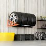 VEVOR Bandenrek Garagestelling Wandmontage 787-1440 mm Verstelbaar, Q235 Zwaar Stalen Bandenrek voor Standaardbanden (R355,6 tot R508 mm), Max. Draagvermogen 181 kg