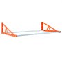 VEVOR Bandenrek Garagestelling Wandmontage 787-1440 mm Verstelbaar, Q235 Zwaar Stalen Bandenrek voor Standaardbanden (R355,6 tot R508 mm), Max. Draagvermogen 181 kg