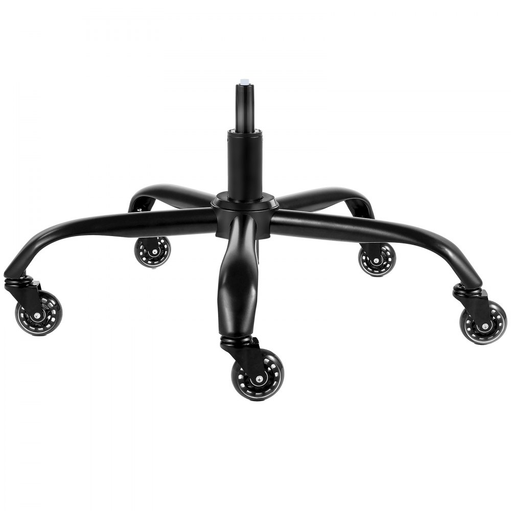 VEVOR Office Chair Base Replacement, 28", 2500 lbs Static Load Capacity, Heavy Duty Universal Computer Desk Chair Stool Base Part with 5 Casters and Gas Cylinder, Desk Chair Base Replacement, Black