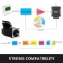 VEVOR NEMA34 12NM Stappenmotorstuurprogramma Servomotor Stappenstuurprogramma Gesloten lus Nema34