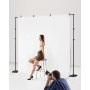 VEVOR Achtergrondstandaard Verstelbare Foto Achtergrondstandaard (Achtergronddoek: 260 x 300 cm), Achtergrondstandaard met 7 dwarsbalken, Schermstandaard voor Productfotografie Studiofotografie