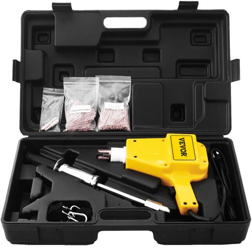 VEVOR Spot Stud Welder Dent Puller Kit Mini Spot Welder for Car Body Repair Spot Welding Machine Dent Puller Gun Welding Kit (Stud Welder with More Accessories)