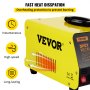 VEVOR Body Deuk Puntlasser,  3KW 220-250V Deuk Puntlasser, 3500A Deuktrekker Puntlasser, 31,5x21,5x23 cm Nagellasser Deukreparatieset, 7 Modi Puntlasmachine met 2 Laspistolen voor Auto Deuk Reparatie