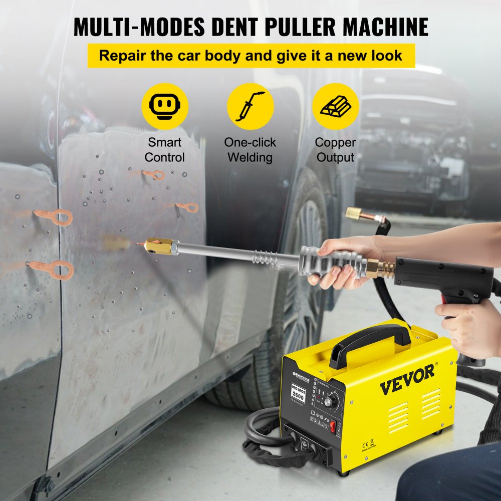 VEVOR Spotter Reparatieset Voertuig Panel Spot Puller Deuk Reparatie 220V Multispot Deuk Reparatie 2KW 3500A