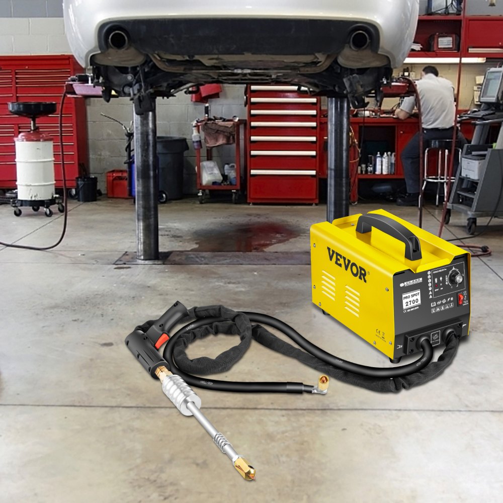 FlowerW 2700 Spot Puller Bonnet Dent Repair Machine Stud Welder Tool Wings 3500A Wavy Multispot Dent Pulling 3 Modes for Auto Repair