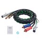 VEVOR 12FT Semi Truck luchtleidingset 3-in-1 luchtslangen 7-weg connector
