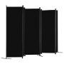 VEVOR Room Divider 6 Panelen Scherm 3110 x 1805 x 450 mm, Opvouwbaar Privacy Scherm & Draagbare Scheidingswand voor Ruimteverdeling, Vrijstaande Room Divider voor Kantoor Slaapkamer Studeerkamer, Zwart