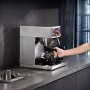 VEVOR Commercieel filterkoffiezetapparaat voor 12 kopjes, koffiezetapparaat met 3 glazen karaffen en 3 warmhoudplaten, opschenkkoffiezetapparaat van roestvrij staal voor restaurants, kantoren en cafés