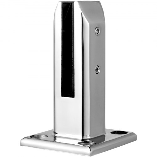 Vevor Glazen Leuning Post Klem Rvs Zwembad Glas Klem Balkonhekklem Vierkant X 4
