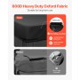 VEVOR Outdoor Hot Tub Cover, 93x93x20in/2362x2362x508mm Weatherproof & Waterproof Hot Tub Cover Protector, 600D Heavy Duty Oxford Fabric and 950N Tearing Strength, Square Spa Covers for Hottub, Black