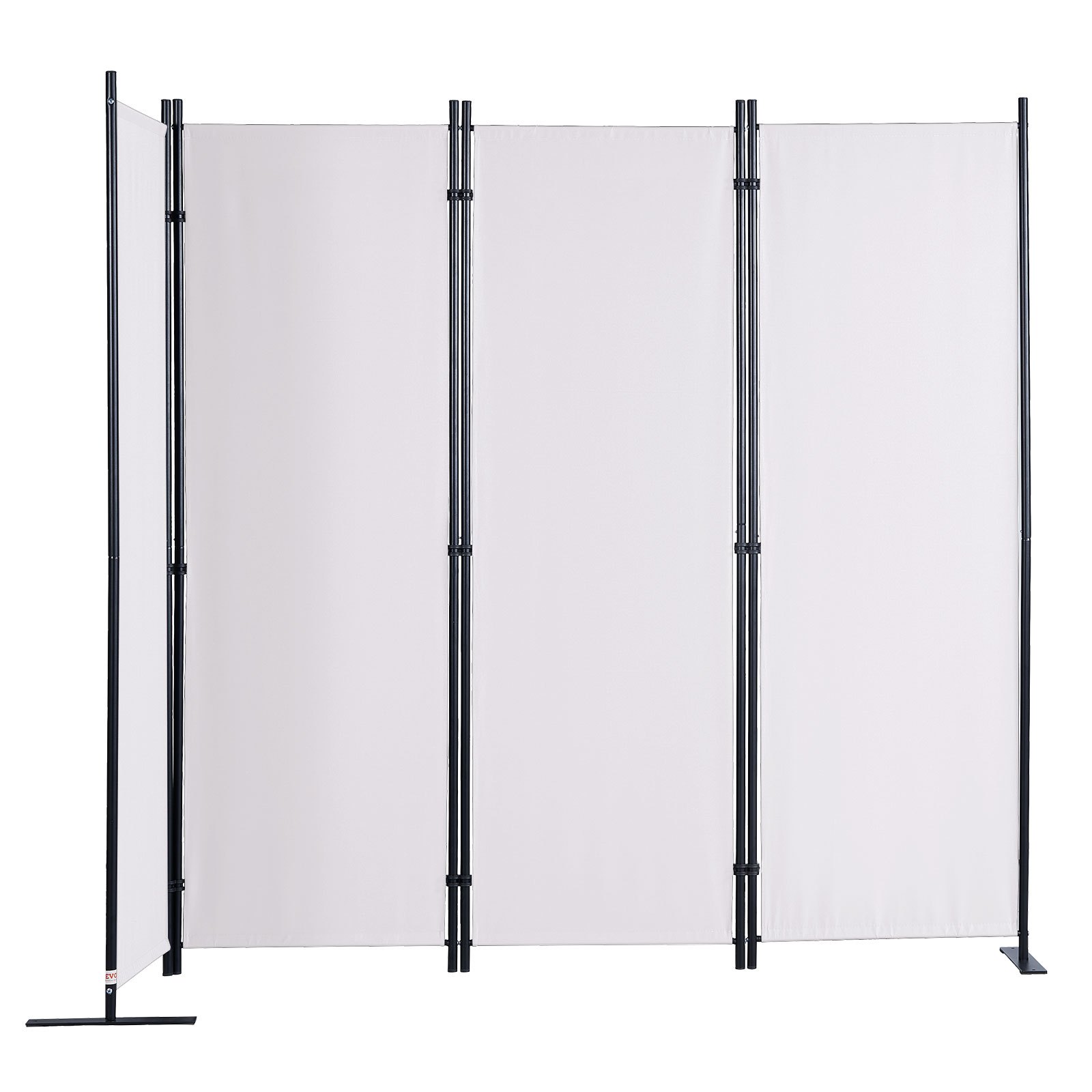 VEVOR 4 Panel Screen Foldable Room Divider 224 x 171cm Free Standing Privacy Screen Room Divider Screen 55.8 x 30 x 171cm Screen Screen for Offices, Balcony, Bedroom etc. White