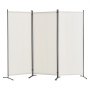 VEVOR Room Divider Partition 3-Scheidingswand, Opvouwbaar Privacyscherm voor Kantoor, Slaapkamer, Eetkamer, Studeerkamer, Balkon, Vrijstaande Room Divider (228 x 52 x 184 cm), Wit