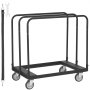 VEVOR gipsplaatwagen, 1500 pond paneelwagen met 36,02" x 24,02" dek en 5" zwenkwielen, zware gipsplaatwagen, behandeling van wandpanelen, gipsplaten, hout, voor garage, thuis