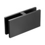 VEVOR Glasklem, 4-pack rechthoekige glazen balustradebeugel voor 0,31"-0,47" gehard glas, 304 roestvrijstalen glasmontageklem, 0,2" dikke glazen plankbeugel voor balkon, tuin, zwembad, trap
