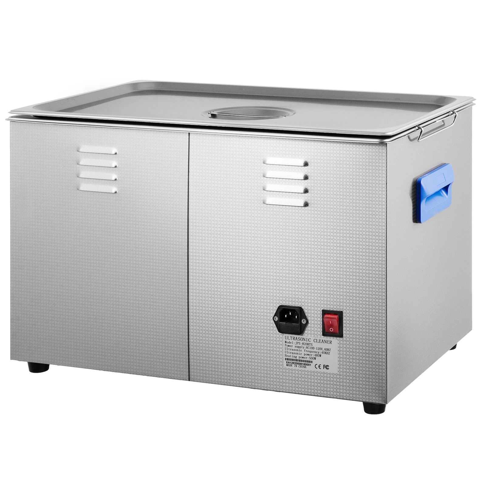 VEVOR 22 L Ultrasone Reiniger met Dubbele Frequentie en Verwarmingselement voor Sieraden, Ringen, Brillen, Tandheelkundige Dossiers, 28/40 kHz Ultrasoon Reinigingsapparaat