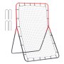 VEVOR Baseball And Softball Rebounder Net 3x4.5 ft PitchBack 3-Way Trainer