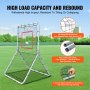 VEVOR honkbal- en softbal-reboundernet, 3,5 x 6 voet PitchBack honkbal-pitchingnest, softbal-pitchingnet, veldtrainer, bouncebacknet voor veld-/werptraining, 5 verstelbare hoeken