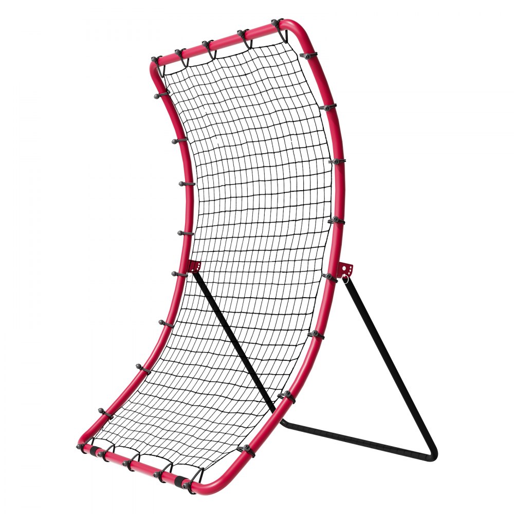 VEVOR Baseball en Softball Rebounder Net, 4 x 5,5 voet PitchBack Baseball Pitching Nest, Pitch Return Trainer Rebound Net met Pitching Target, All-Angle Fielding Rebound Net voor Grounders Pop Flies