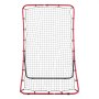 VEVOR honkbal- en softbalreboundnet 1080x1025x1740 mm, reboundnet voor honkbal- en softbaltraining, met 5 hoeken, Q195 stalen frame, gebogen PE-net, 4 grondankers en opvouwbaar ontwerp.